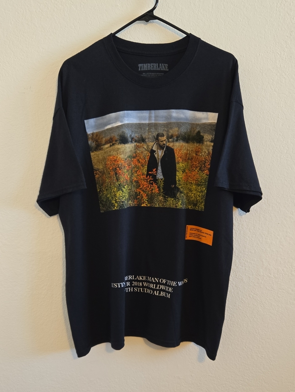 Justin Timberlake 'Man Of The Woods' Tour T-shirt - Black - XL
